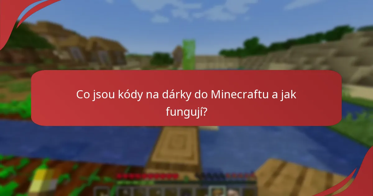 Jaké propagační nabídky jsou aktuálně k dispozici pro kódy na dárky do Minecraftu?