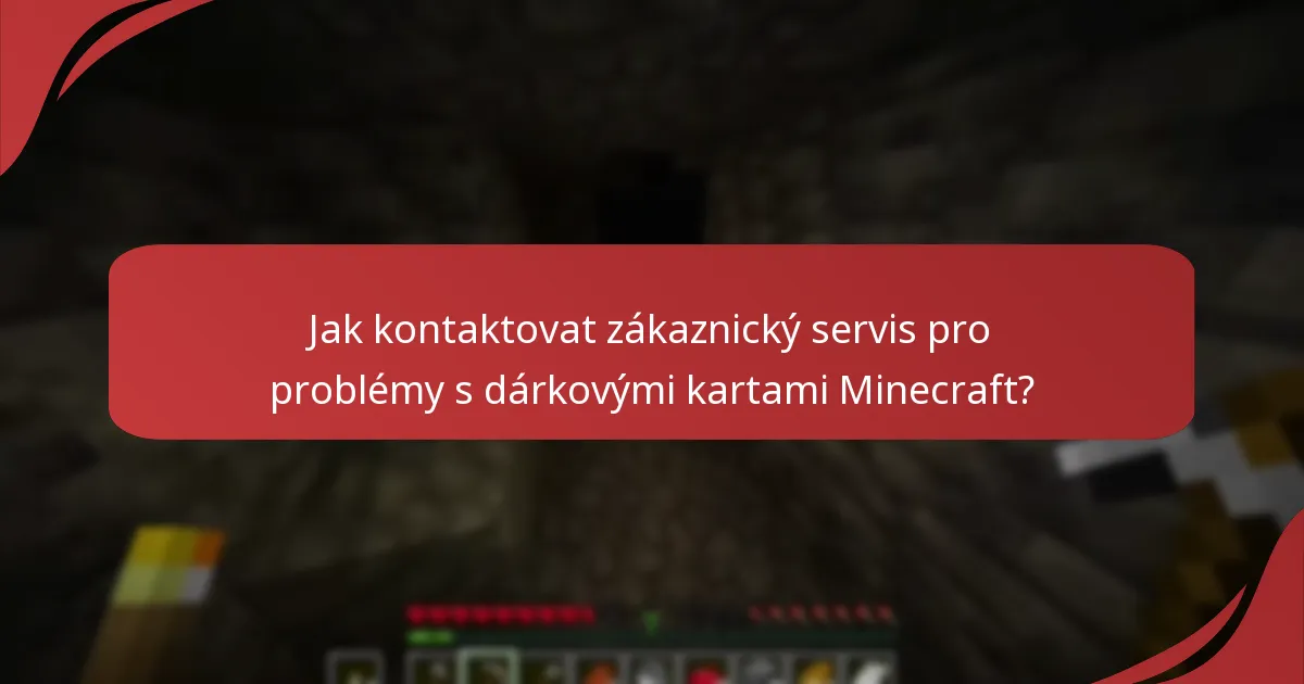 Jak zahájit proces vrácení dárkových karet Minecraft?