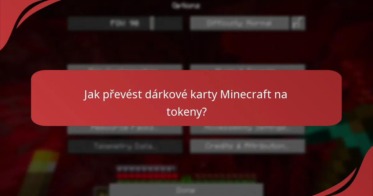 Kde mohu vyměnit jiné měny za tokeny Minecraft?