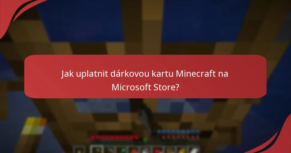 Co mám dělat, pokud je moje dárková karta Minecraft ztracena nebo odcizena?