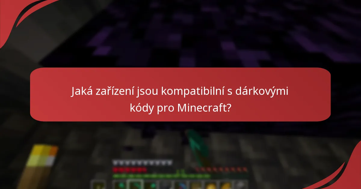Jaké tipy pro řešení problémů mohou pomoci při uplatnění dárkového kódu pro Minecraft?