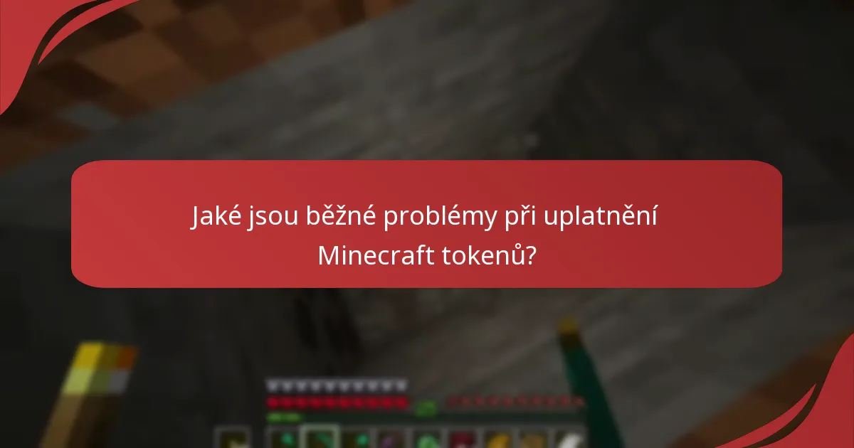 Jak mohu odstraňovat problémy s uplatněním tokenů?