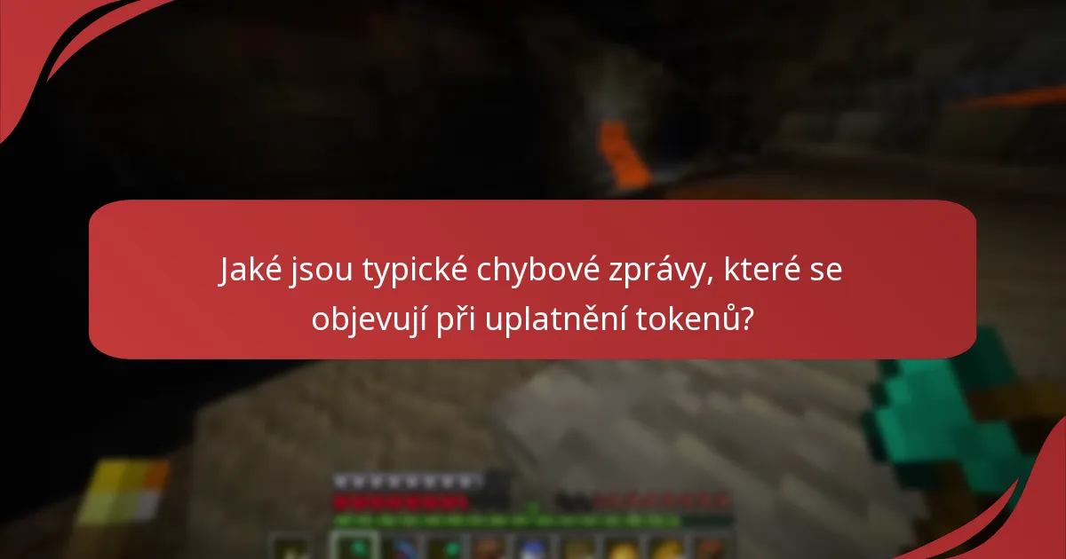 Jaké jsou pokročilé techniky odstraňování problémů s uplatněním tokenů?