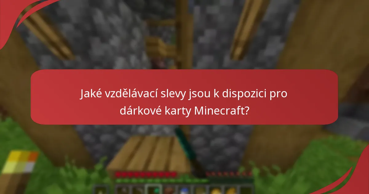 Jak fungují procesy uplatnění dárkových karet Minecraft?